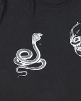 Alexander McQueen Black Skull &amp; Snake T-shirt - L