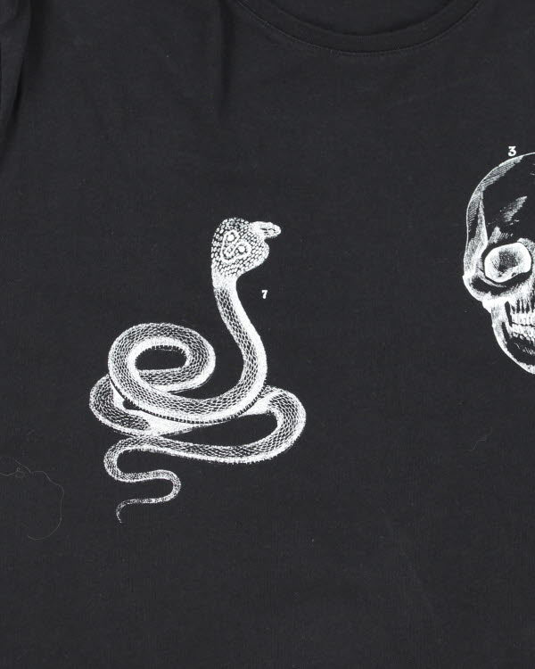 Alexander McQueen Black Skull &amp; Snake T-shirt - L
