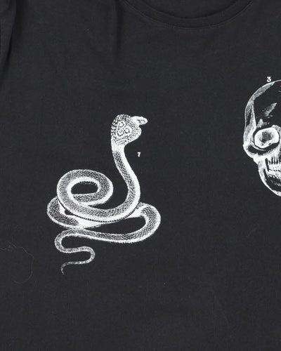 Alexander McQueen Black Skull & Snake T-shirt - L