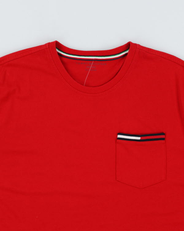 Tommy Hilfiger Red T-shirt - XL