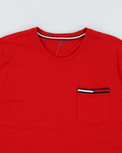 Tommy Hilfiger Red T-shirt - XL