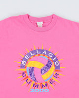 Y2k 00s Bellagio Summer T-shirt - L