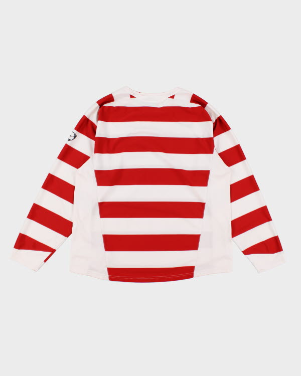 Vintage 2000's Nike Striped Longsleeve Training Shirt - L