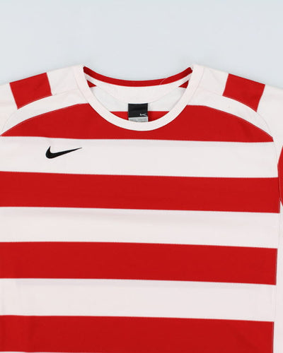 Vintage 2000's Nike Striped Longsleeve Training Shirt - L