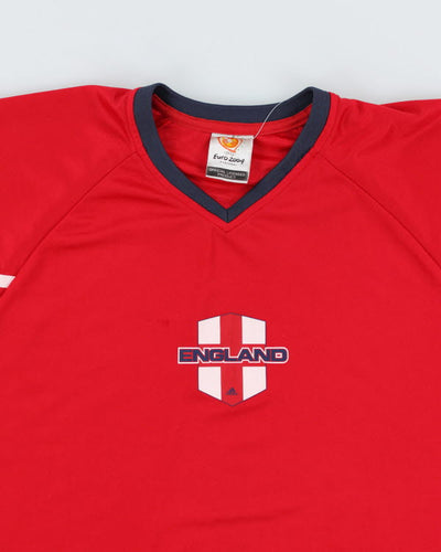 Vintage Euros 2004 England V Neck Shirt - M