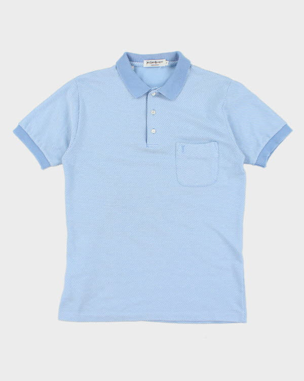 Vintage Yves Saint Laurent Stripe Polo Shirt - M
