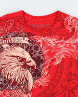 Vintage Y2K Konflic Gothic Print T-Shirt - S