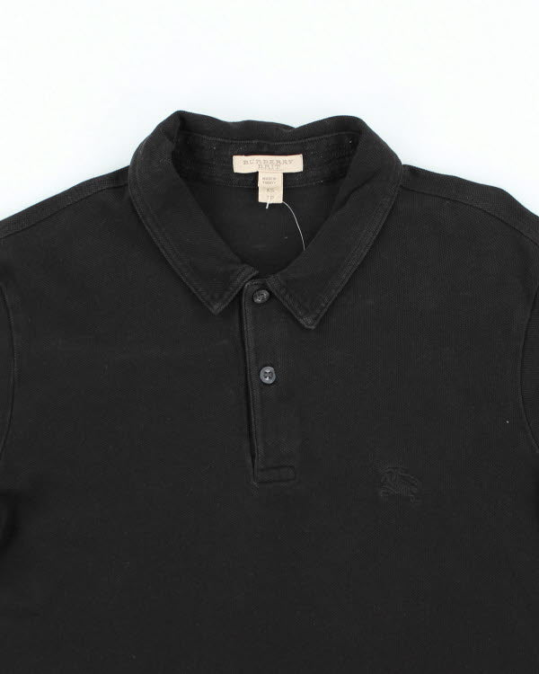 Burberry Black Polo Shirt - XS