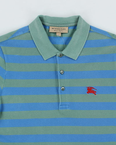 Burberry Stripe Polo Shirt - M