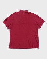 Burberry Red Polo Shirt - XL