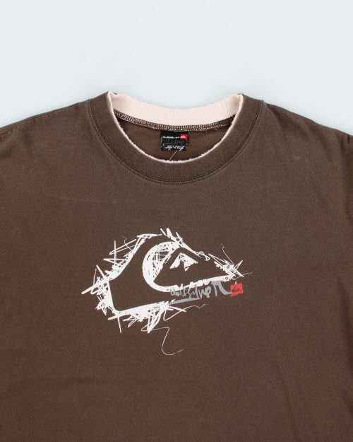 Vintage 2000's Quiksilver Double Neck T-Shirt - L