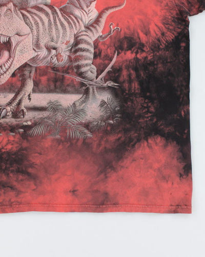 Vintage 2000's The Mountain T-Rex Tye Dye T-Shirt - XXL