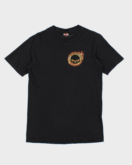 Vintage Y2K Harley Davidson Skull T-Shirt - L