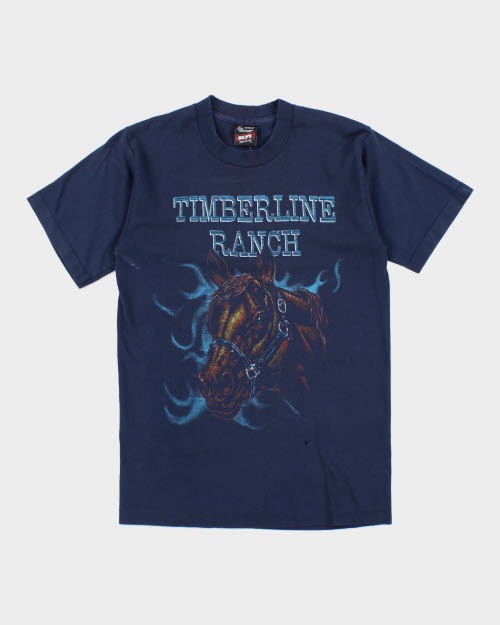 Vintage 80's Single Stitch Timberline Ranch T-Shirt - M