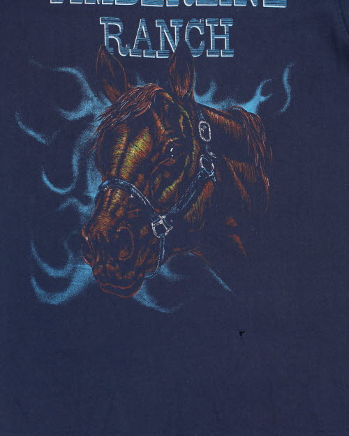 Vintage 80's Single Stitch Timberline Ranch T-Shirt - M