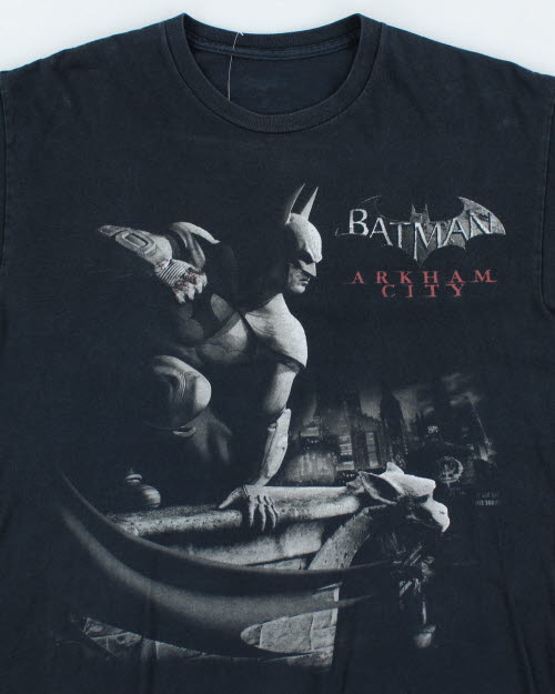 Vintage 2000s Batman Arkham City Promo T-Shirt - M