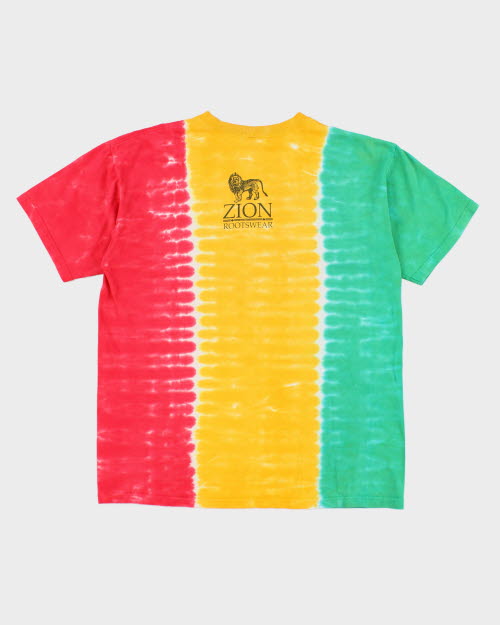 Vintage 90's Zion Bob Marley Tye Dye T-Shirt - L