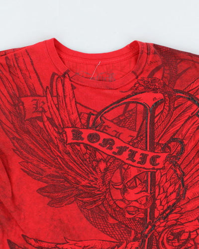 Vintage 90's Konflic Gothic T-Shirt - M