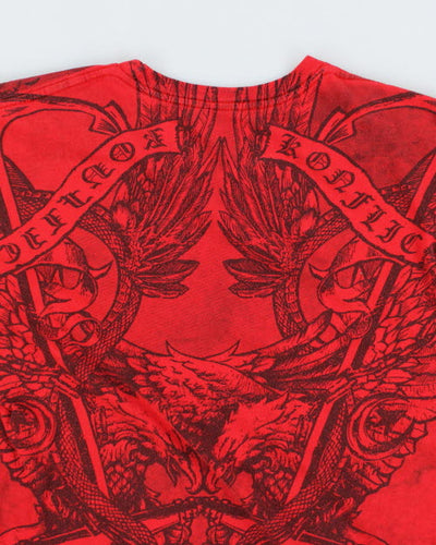 Vintage 90's Konflic Gothic T-Shirt - M