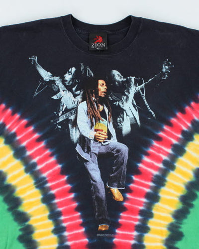 Vintage 90's Zion Bob Marley Tie Dye T-Shirt - XL