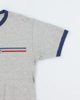 Vintage 90's Nike Centre Logo Ringer T-Shirt - M