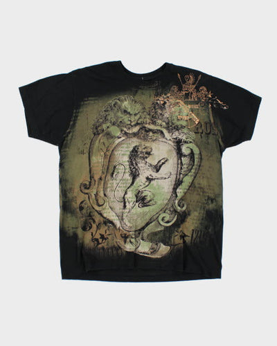 Vintage Y2K Gothic Style Graphic T-Shirt - M