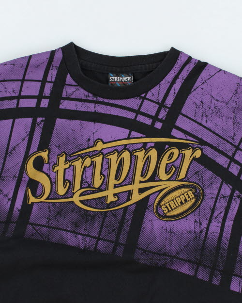 Vintage Stripper Two Tone T-Shirt - M