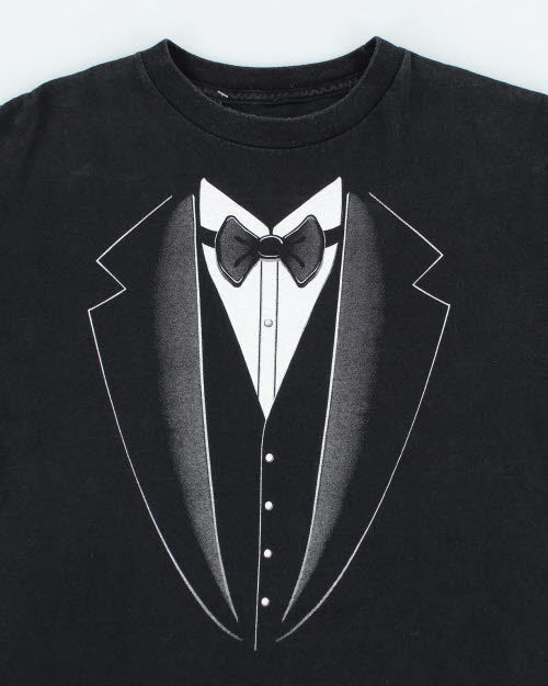 Vintage Funny Tuxedo T-Shirt - M