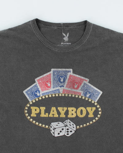 Vintage Y2K Playboy Graphic T-Shirt - XL