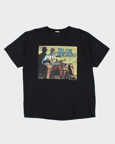 Vintage 90's Blues Chicago Music T-Shirt - XL