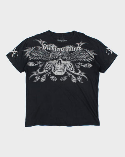 Vintage 90's Xtreme Couture Gothic Style T-Shirt - XL