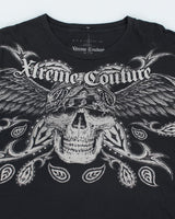Vintage 90's Xtreme Couture Gothic Style T-Shirt - XL