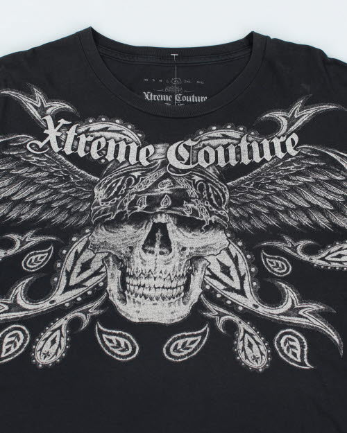 Vintage 90's Xtreme Couture Gothic Style T-Shirt - XL