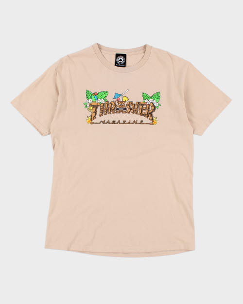 Thrasher Magazine Tiki Logo T-Shirt L