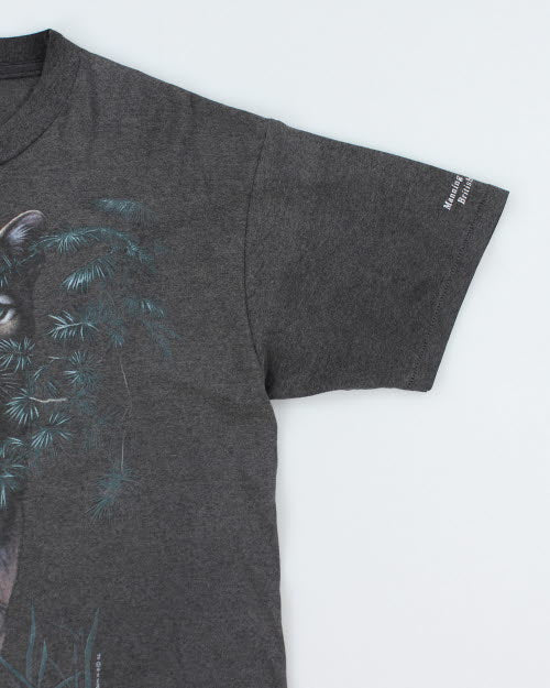 Vintage 90's Single Stitch Big Cat T-Shirt - L