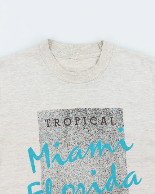 Vintage Miami Florida Experience Single Stitch T-Shirt - M