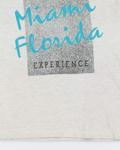 Vintage Miami Florida Experience Single Stitch T-Shirt - M
