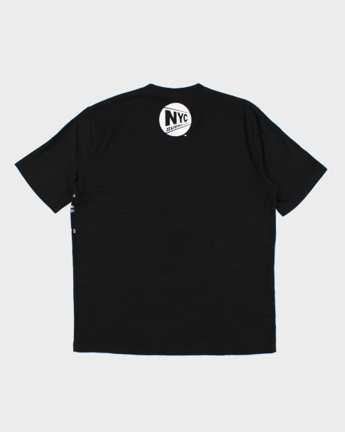 Vintage NYC Subway Lines Graphic T-Shirt - M