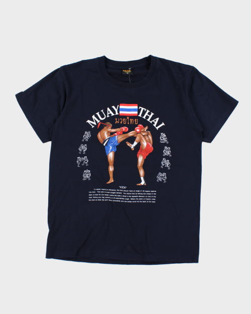 Vintage Muay Thai Kickboxing T-Shirt - L