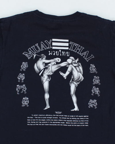 Vintage Muay Thai Kickboxing T-Shirt - L