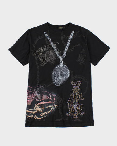 Vintage Christian Audiger Sequin T-Shirt - S