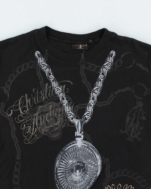 Vintage Christian Audiger Sequin T-Shirt - S