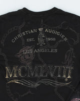 Vintage Christian Audiger Sequin T-Shirt - S
