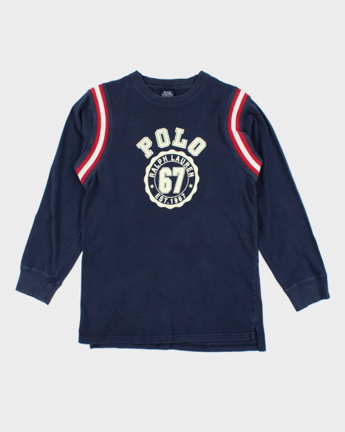 Vintage 90's Ralph Lauren Polo Racing Long-sleeved T-Shirt - L