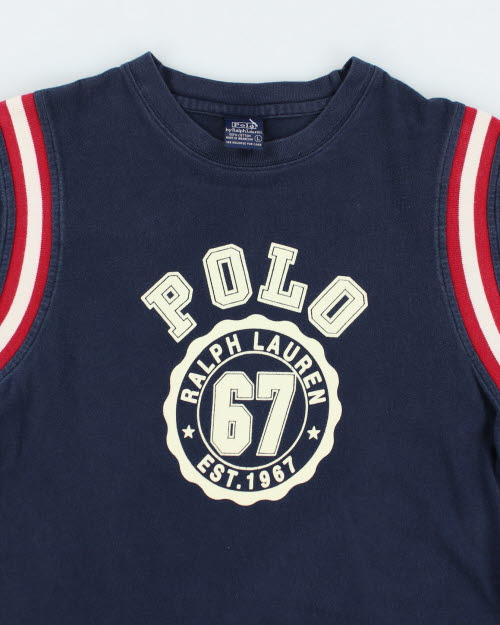 Vintage 90's Ralph Lauren Polo Racing Long-sleeved T-Shirt - L
