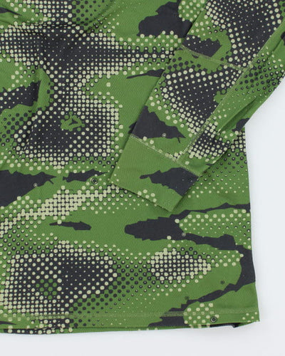 Vintage 2000's Burton Snowboarding Camouflage Long-sleeved T-Shirt - L