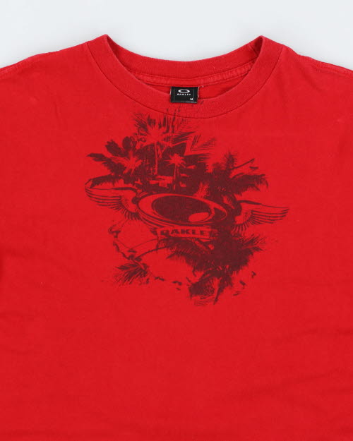 Vintage 2000's Oakley Centre Logo Long-sleeved T-Shirt - L