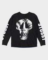 Vintage 2000's Stussy Skull Long-sleeved T-Shirt - M