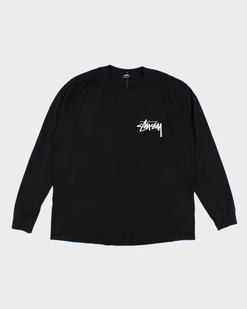 Stussy Centre Logo Long-sleeved T-Shirt - L