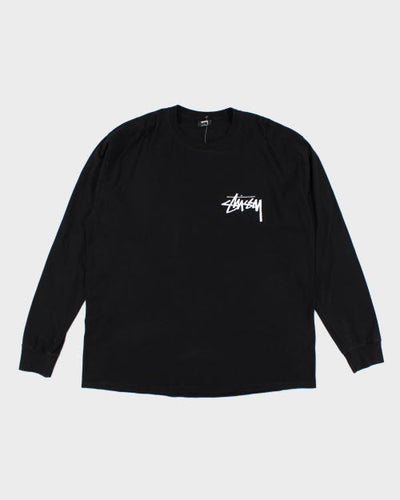 Stussy Centre Logo Long-sleeved T-Shirt - L